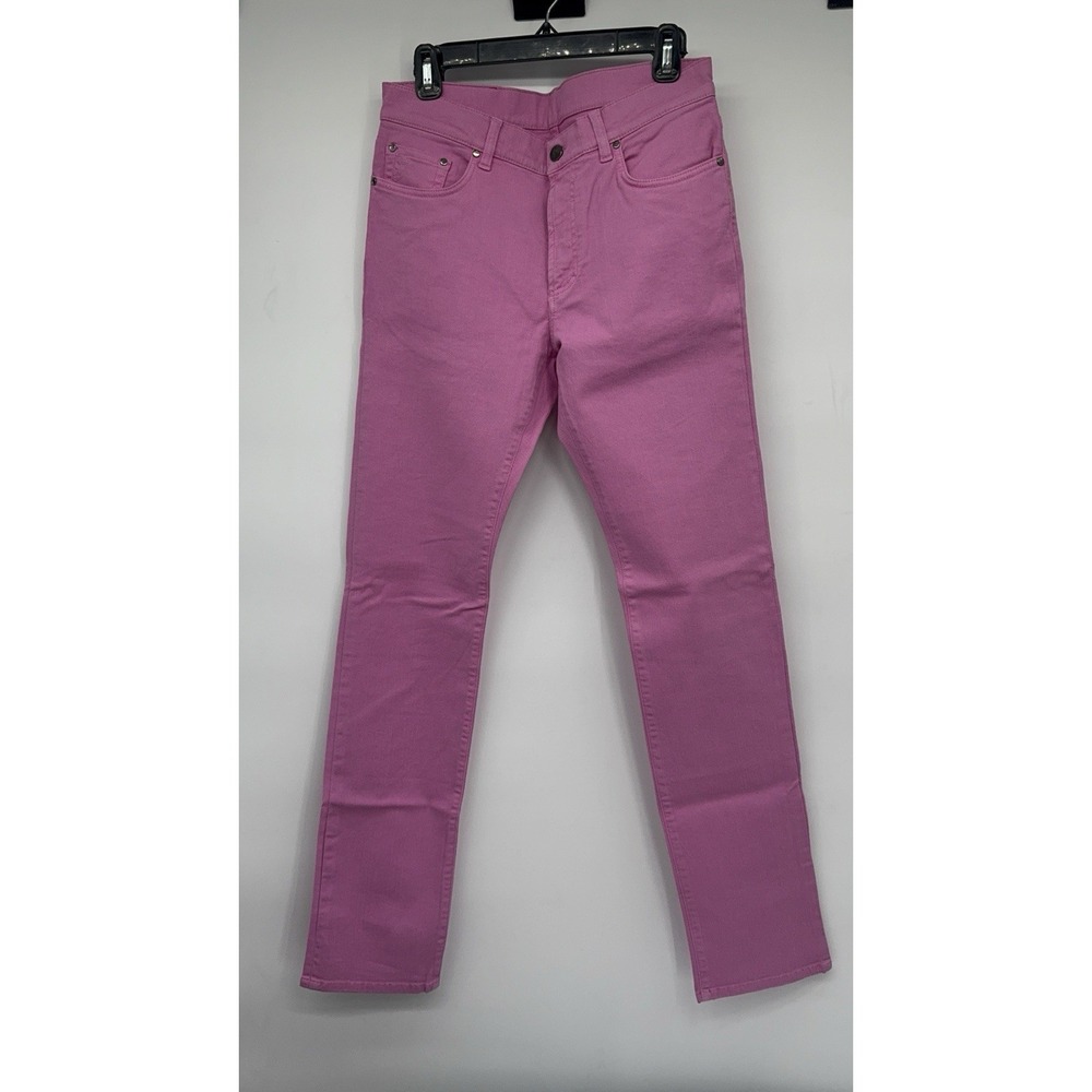 Versace Collection Pink Pants Size‎ 32 Stretch Cotton Slim Fit Designer